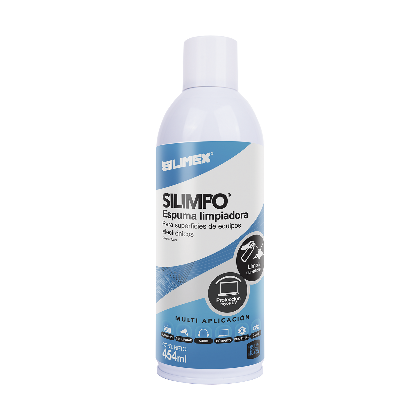 Espuma Limpiadora SILIMEX, Azul, Espuma
