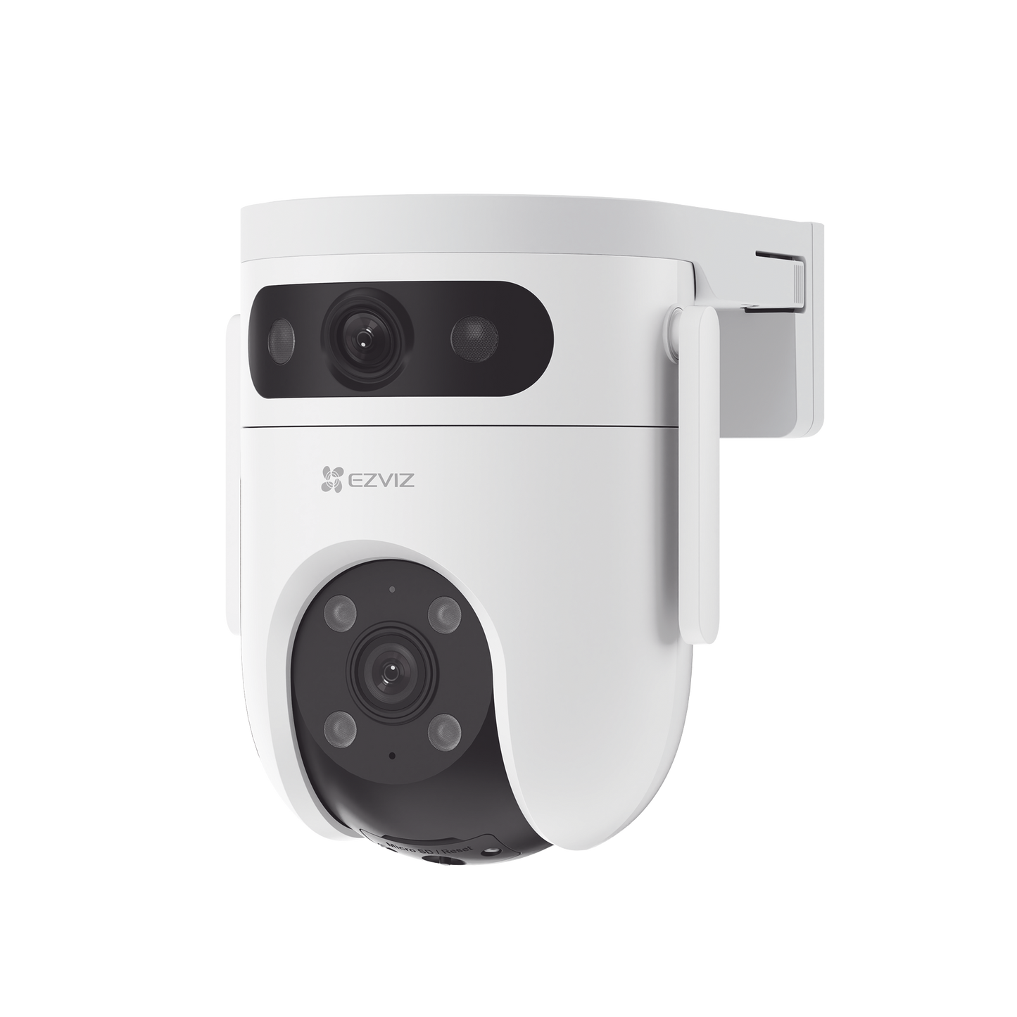 Cámara EZVIZ H9C DUAL PT Doble Lente / 6 Megapixel (3MP+3MP) / IA Detección Humana y Vehiculo / Vision Nocturna a Color / Vista Simultánea de camara PT y Cámara Fija / Proteccion IP65 / Audio Bidireccional