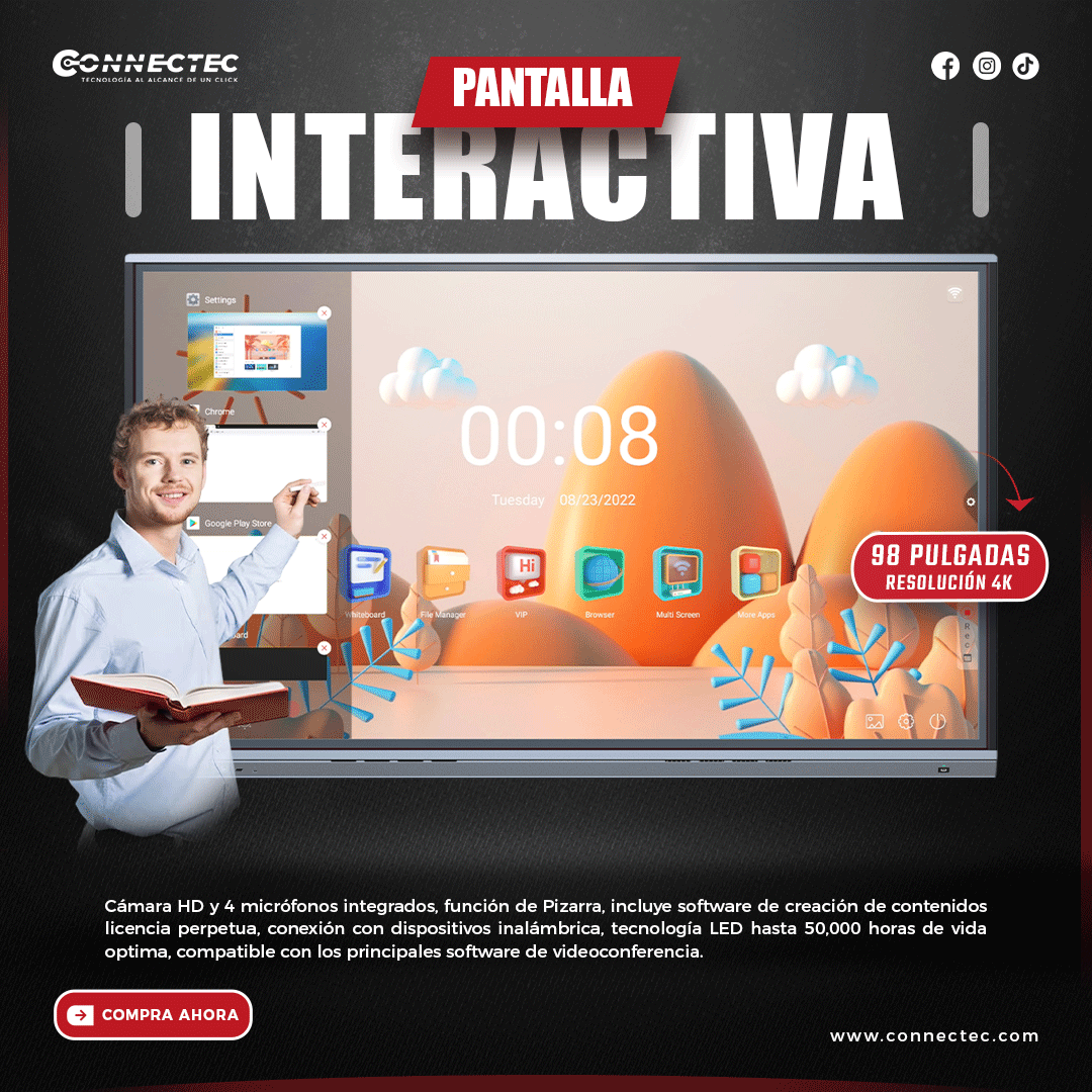 Pantalla Interactiva 98″